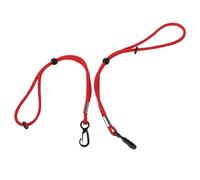 PENIKOKO Lanières Élastiques Rouges pour Moufles de Ski 25 Cm, Paire de Dragonnes Réglables pour Adultes, Sangles Antidérapantes Compatibles Snowboard et Activités Outdoor Hivernales