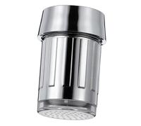 PENIKOKO LED Robinet Lumineux pour Salle de Bain et Cuisine Embout Tête Robinet Abs Résistant Corrosion Changement Automatique de Couleur Selon Température Installation Facile avec