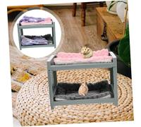 PENIKOKO Lit pour Petits Animaux Détachable Plastique Cachette et Couchage pour Hamster Chinchilla Cochon Accessoire Confortable pour Cage et Maison Couleur Aléatoire Couleur Aléatoire