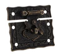PENIKOKO Loquet de Boîte à Bijoux Verrouillage Sécurisé pour Coffrets Fermeture Pratique pour Armoires et Placards Remplacement Classique Vintage