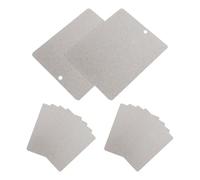 PENIKOKO Lot de 10 Plaques Isolantes en Mica Ignifugées pour Micro-ondes 104x85 Mm Coussinet Isolant Haute Température Résistant la Chaleur pour Pièces Intérieures et Réparation