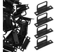 PENIKOKO Lot de 100 Crochets D'image en Métal L, Supports de Cadre Photo Robustes Fixation Murale, Crochets pour Cadres Photo et Tableaux, Accessoires Compacts pour Accrocher Décorations