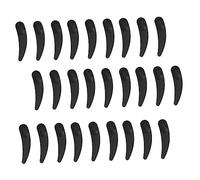 PENIKOKO Lot De 100 Cuillères à Crème Visage Taille Petite Noir Applicateur De Crème Yeux Usage Cosmétique Voyage Outils De Soins Peau