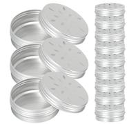 PENIKOKO Lot de 12 Boîtes d'Entraînement aux Odeurs pour Chien 60Ml Aluminium Trous en Pétale Outil Professionnel d'apprentissage de L'Odorat pour Dressage de Chiens Support Olfactif