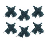 PENIKOKO Lot de 12 Brosses Flottantes Ponte des Poissons en Fibre Douce, Balais à Œufs D’Aquarium Bleu Profond, Outil de Collecte D'œufs pour Habitat de Reproduction en Aquarium,