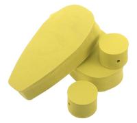 PENIKOKO Lot de 2 Couvre-antennes de Voiture en Mousse Jaune, Décoration D’antenne de Point D’Exclamation, Accessoires Humoristiques pour Toit de SUV et Camion, Installation