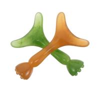 PENIKOKO Lot de 2 Rouleaux de Massage Visage en Résine Forme Queue de Poisson, Stylo Masseur Yeux, Roll-on Yeux de Voyage, Outil D’acupression pour Soins Peau Quotidien