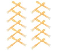 PENIKOKO Lot de 20 Bâtonnets de Succion pour Lentilles de Contact Orange, Outil Portable D'insertion et Retrait, Ventouse Souple sans Contact Direct, Accessoire Compact pour Usage