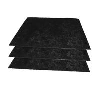 PENIKOKO Lot De 3 Filtres à Charbon Actif 25x20 Cm pour Composteur Cuisine, Filtre Adaptable Découpable en Éponge, Filtration Odeurs pour Compost Domestique