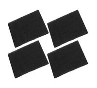 PENIKOKO Lot de 4 Filtres Désodorisants pour Bac à Litière Carré 65×6 Pouces Charbon Actif Absorbant Les Odeurs Épaisseur 1 CM Recharge pour Purification D’Air et Contrôle Odeurs la