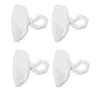 PENIKOKO Lot de 4 Masques Faciaux Réutilisables en Corail pour Compresse Chaude et Froide, Serviettes Spa Douces pour Absorption des Nutriments, pour Séance Spa