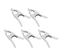 PENIKOKO Lot de 5 Pinces à Ressort Robustes 15 CM Protection PVC Clips pour Support de Fond Photo Super Pince Photographique Studio et Extérieur Fixation Fiable et Solide