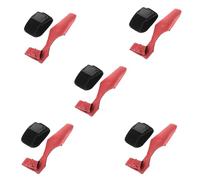 PENIKOKO Lot de 5 Sets de Sangles Élastiques Rouges pour à Pêche Housses de Protection Ajustables et Protège- Accessoires Résistants pour Pêche en Eau Douce et Salée Maintien Sécurisé