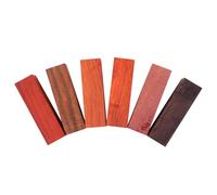 PENIKOKO Lot de 6 Ébauches de Stylo en Bois Naturel pour Bricolage DIY Accessoires de Tournage Bois Matière Première Stable Outils Artisanaux pour Création Stylos Plume Couleur Aléatoire