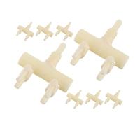 PENIKOKO Lot de 8 Répartiteurs en Y pour Pompe à Air D'aquarium Vanne de Régulation, Accessoires de Commande pour Tuyaux d'air 8 Mm et 4 Mm, Distributeur Silencieux pour
