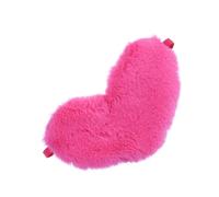 PENIKOKO Masque De Sommeil En Peluche Garçon Et Filles Forme Cœur Rose, Masque Yeux Doux Et Léger, Patch De Couchage Confortable, Élastique Ajustable, Voyage Et Détente En Famille