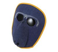 PENIKOKO Masque de Soudage de Vache Réglable avec Lunettes de Cagoule Résistante pour Accessoires de Soudure et des Yeux Lors du Soudage Électrique