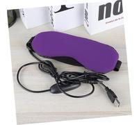 PENIKOKO Masque Yeux Usb Vapeur Unisexe Violet Sans Parfum, Bandeau Chauffant Et Rafraîchissant Réglage Automatique 30 Min, Masque Yeux Pour Dormir à Domicile, Au Bureau Voyage