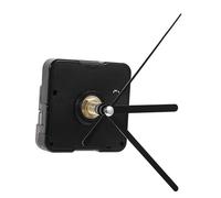 PENIKOKO Mécanisme Horloge Murale Silencieux Kit de Réparation avec Aiguilles Noires pour Horloges DIY Frameless Quartz Mouvement Compact et pour Bricolage Maison ou Au Bureau