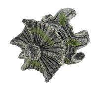 PENIKOKO Ornement Aquarium Décoratif Hexagonal Résine Style Chinois pour Crevettes et Poissons Adapté Eau Douce et Décoration Paysagère pour Aquarium