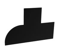 PENIKOKO Outil De Conception De Délié Outil De Modelage De Barbe Remplisseur Hommes Commencer Professionnel Doubler Façonnage Barbe Coiffeur Forme Marié Noir Pvc