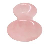 PENIKOKO Outil Gua Sha Visage Quartz Rose Forme Champignon Massage Relaxation Peau Maison Spa Dissolvant Rides Ferraille Guasha Masseur Jade Spatule Cristal Femme Outil Œil Visage Grattoir