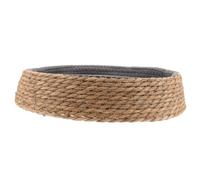 PENIKOKO Panier Tressé pour Animaux Lit Rond Respirant pour Petit Chien et Chat Maison Rafraîchissante et Confortable Coussin Lavable et Résistant Aux Déformations Nid Dété et Hiver