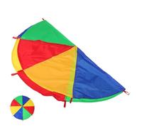 PENIKOKO Parachute Arc Ciel Éducatif pour Garçon Fille Jeu Extérieur et Intérieur pour Maternelle Matériel Pédagogique Sensoriel Activité Ludique de Coordination et