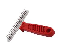 PENIKOKO Peigne Démêloir pour Animaux Plastique et Acier Inoxydable Démêlage Doux pour Poils Longs de Chien et Chat Toilettage Confortable avec Manche Ergonomique