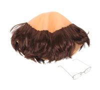 PENIKOKO Perruque Chauve De Moine Accessoire De Cosplay Perruque De Fête Pour Adulte Costume Halloween