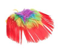 PENIKOKO Perruque LED Mohawk Lumineuse pour Costume Halloween Noël Coiffure Mohican Festive avec Éclairage Intégré Accessoire pour Fête et Cosplay