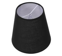 PENIKOKO Petit Abat-Jour en Tissu Noir, Accessoire D’Éclairage Simple pour Lampe de Table, Applique Murale et Chambre D’Garçon et Filles, Atténue la Lumière