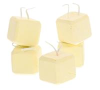 PENIKOKO Pierres Molaires Naturelles pour Petits Animaux Beige 5pcs, Blocs Minéraux pour Lapins et Chinchillas, Attirent L'attention et Permettent Le Meulage Dentaire