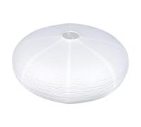 PENIKOKO Plafonnier Abat-jour en Papier Beige Rond Structure Métal, Décoration Simple pour Salon ou Bureau, Crée une Atmosphère Artistique la Maison