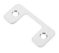 PENIKOKO Plaque de Gâche Acier Inoxydable pour Porte Loquet de Sécurité Facile à Installer Compatible Serrure Encastrée et Barillet Protection Fiable Entrée et Service