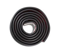 PENIKOKO Plinthe Autocollante Flexible Noire Garniture Moulure Auto-adhésive pour Coins et Bords Muraux Décoration Multi-usage Sans Résidu Installation Facile pour Murs et Sols