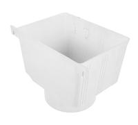 PENIKOKO PVC Collecteur de Pluie pour Gouttière et Descente Eau Pluviale Connecteur Égouttage Adapté à Système de Récupération Eau de Pluie Installation Facile pour Drainage Extérieur
