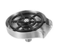 PENIKOKO Rince-verre Automatique Inox pour Évier Outil de Lavage Rapide pour Tasses Bouteilles et Verres à Bar Rinçage à Jet Multi-angle Utilisation Manuelle Facile