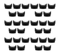 PENIKOKO Rondelles Incurvées Antibruit en Plastique pour Déambulateurs 22 Mm, Lot de 50 Pièces Antidérapantes, Entretoises Stables pour Tubes, Protections de Sol et Accessoires de