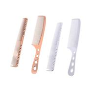 PENIKOKO Set de Peignes de Coiffure Aluminium Bronze Outil de Coupe et Démêlage Professionnel pour Hommes et Femmes Peignes de Salon Résistants Rouille