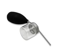 PENIKOKO Spray Professionnel pour Fibres Capillaires Applicateur Verre Inoxydable Remplissage Précis Ligne de Cheveux Outil Coiffure Anti-statique