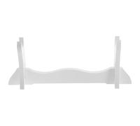 PENIKOKO Support D’ en Bois Blanc Porte- Décoratif de Bureau Étagère de Rangement 1 Niveau pour Wakizashi et Sabre Support D’Armes pour Arts Martiaux et Collection