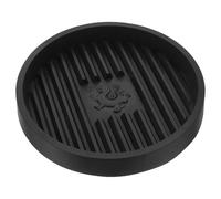 PENIKOKO Support pour Ventouse de Toilette Noir Bac Récupérateur de Gouttes Tapis Égouttoir Rond Antidérapant Séchage à L’Air pour Salle de Bain Cuisine et WC Gain de Place et Hygiène