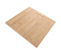 PENIKOKO Tableau D’Écriture Pédagogique en Bambou Rainuré pour Tout-Petits, Outil D’Apprentissage Double Face pour Entraînement Manuscrit, Support Réutilisable Apprentissage Préscolaire et