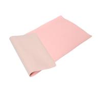 PENIKOKO Tapis de Maquillage Tapis de Protection pour Coiffeuse 40x80 Cm Imperméable Antigras Coiffeuse Bureau Couleur Rose Poudre