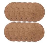 PENIKOKO Tapis De Nidification pour Pigeons en Palmier Naturel Respirant, Coussin pour Nid De Pigeon 21 Cm, Lot de 10 Pièces, Protection Anti-humidité, Accessoires pour Élevage D’Oiseaux Et Volaille