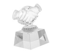 PENIKOKO Trophée Transparent Design Doigt Pouce Modèle Décoratif Simple et Réaliste Récompense pour Compétitions et Fêtes
