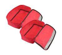 PENIKOKO Trousse de Premiers Soins Compacte 2 Pièces, Poche de Secours Voiture Résistante à L’usure, Rangement Organisé pour Remède, Kit D'urgence Camping et Voyage, Usage Domestique et Extérieur