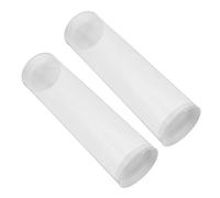 PENIKOKO Tube de Rangement pour Volant de Badminton en Plastique Transparent 2 Pièces avec Bouchon, Espace Optimisé pour Joueurs et Entraîneurs en Tournoi ou École