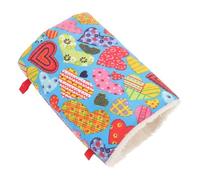 PENIKOKO Tunnel pour Petits Animaux et Hamac Suspendu Confortable en Tissu Respirant, Cachette Solide et Douillette pour Cage, pour Jeu et Repos des Cobayes, Hamsters